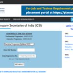 ICSI CS Executive June result 2026 declared; Vidhi Suthar secures rank 1: Direct link to download here