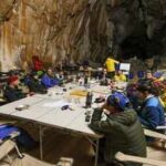 <b>Fifteen volunteers spent 40 days inside a French cave without clocks, sunlight or phones and emerged believing only 30 days had passed</b>