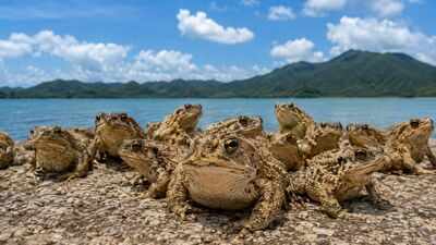 In 1978, just 10 to 15 cane toads were moved to Ishigaki Island. Decades later, their population increased to 20,000 with surprising evolutionary change