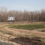 In 2014, an American town was known as the 'food desert', but  one man turned a college football field into a farm that generates 60,000 pounds of produce