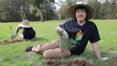 In 2019, MrBeast was challenged to plant 20 million trees; today #TeamTrees has planted over 25 million worldwide