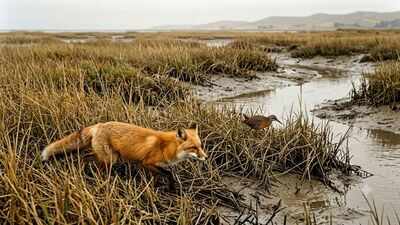In the 1800s, red foxes were brought to California for hunting. Decades later, the light-footed Ridgway’s rail declined to just 5 breeding pairs
