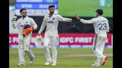 IND vs SL 1st Test: Suthar, Jadeja spin India into commanding 178-run lead over Sri Lanka in Galle