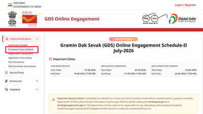 India Post GDS Recruitment 2026: Check circle-wise vacancies for 23,757 posts here