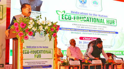 Union minister Jitendra Singh dedicates to nation first-of-its-kind ‘eco-educational hub’ in Lucknow