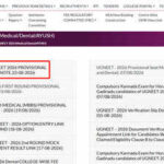 Karnataka UG NEET 2026 Round 1 provisional seat allotment result for MBBS, BDS released; check PDF and objection deadline here