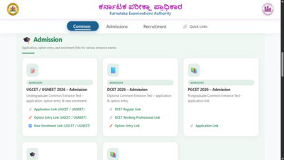 KCET 2026 round 2 choice confirmation  begins; check steps, fee payment deadline