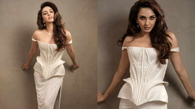 Kiara Advani stuns in bold white corset and thigh-high slit at Toxic event, fans say ‘Wow Queen’ |