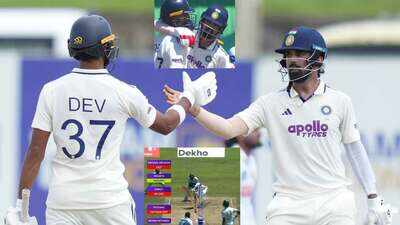 IND vs SL 1st Test: How Devdutt Padikkal's alertness saved KL Rahul's wicket in Galle - WATCH