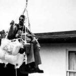 In 1982, Larry Walters floated in the sky for 45 minutes in his lawn chair tied to 42 balloons; 11 years later, he shot himself to death