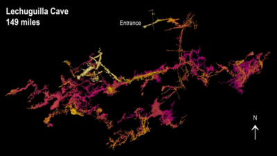 Cavers heard wind roaring from beneath a rubble-choked pit in New Mexico; after years of digging they broke through in 1986, and more than 145 miles of Lechuguilla Cave have since been mapped