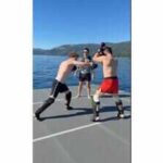 Mark Zuckerberg and Merab Dvalishvili go 'fighting' in the middle of the sea, Meta CEO shares one-minute-plus video says: Merab made me ...