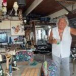 In the 1970s, Marty Bluewater bought a small piece of a Washington island planned for 800 homes; decades later, the entire 400-acre island is a wildlife refuge and he is its only resident