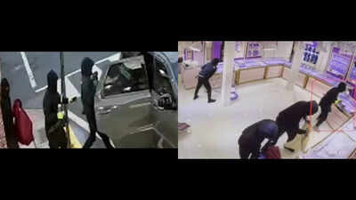 Smash-and-grab jewelry heist at Indian store on New Jersey: Valuables worth $1 million stolen in 1 minute