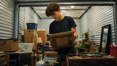 Meet Michael Haskell: The 18-year-old who turned $10 storage units into $135,000 business from other people's abandoned belongings