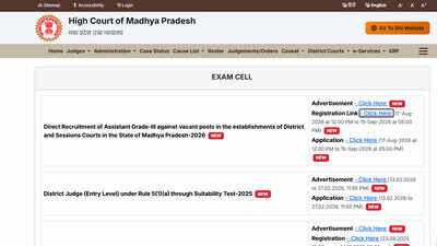 MP High Court Assistant Grade-3 recruitment 2026: Apply for 1,174 posts, check eligibility and direct link here