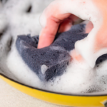 How to clean a burnt pan without scrubbing hard and long