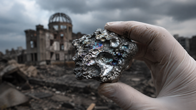 Nearly 81 years after Hiroshima, scientists discover a hidden metal alloy created by the atomic bomb blast