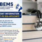 NEET PG 2026 city intimation slip: NBEMS issues clarification after candidates report discrepancies