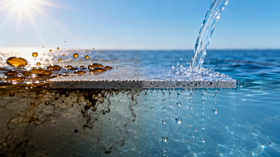 New membrane removes more than 99.99% of oil from seawater while producing fresh water using sunlight