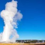 Scientists planted 133 portable seismometers around Yellowstone’s Old Faithful for two weeks; tiny ground vibrations revealed an underground hot-water reservoir holding about 79 million gallons