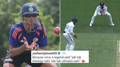 'Neeche baith ke rah': Yashasvi Jaiswal recalls Rohit Sharma's stump-mic scolding in Instagram post