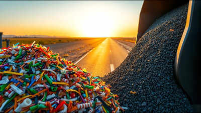 In 2025, Texas engineers mixed 4.5 tons of recycled plastic into a highway, replacing part of the bitumen to test how it handles extreme heat