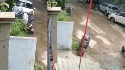 Minor's car crashes into 2-wheeler, 7 vehicles in Hyderabad; CCTV captures horror as 1 killed