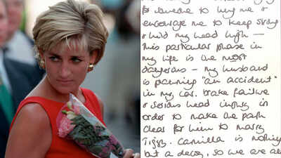 In 1993, Princess Diana wrote a chilling letter to her butler: ‘My husband is planning an accident in my car’ - 4 years before her fatal crash