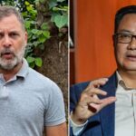 'Visible change of heart': Rijiju challenges Rahul Gandhi to support women's quota Bill