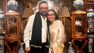 Rani Mukerji keeps it classic and lovely in a cream saree at Sabyasachi’s Delhi store launch