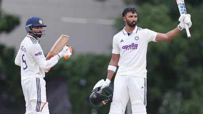 India 460/9 at stumps on Day 2 as Devdutt Padikkal’s 167 headlines rain-hit  Test in Galle