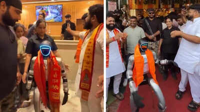 Harsh Goenka: Robot attends puja, dances at Ujjain shop launch; Harsh Goenka asks, ‘Does any of this make sense?’