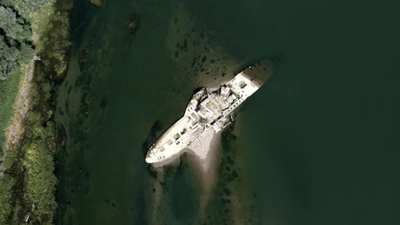 ‘Sava’s Titanic,’ the century-old sunken shipwreck emerges as Europe’s rivers fall to record lows
