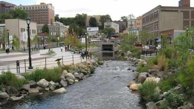 In 2012, Yonkers tore up a downtown parking lot to uncover a river buried for decades; within six months it had created 14,000 sq ft of aquatic habitat
