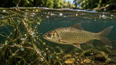 Scientists found plastic in Amazon fish, with tiny particles sticking to their gills and becoming trapped in the river plants around them