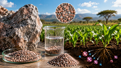 Scientists unlock potassium from Morocco’s syenite rock to create a slower-release fertiliser for African crops