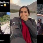 "Darr nahi lagta, akeli ghoomti ho?" A Pakistan border officer is left stunned after learning the woman biker has been travelling solo across the country for a month