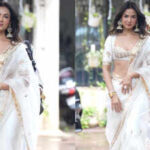 Sonal Chauhan’s ethereal white saree look at Mirzapur: The Movie trailer launch is proof that simplicity still wins