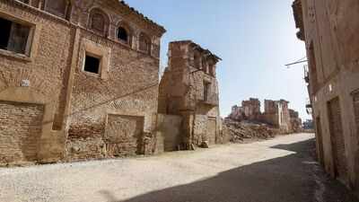 Spain’s Belchite was destroyed in the 1937 Civil War, but archaeologists are still finding bullets, trenches and personal belongings beneath its ruins