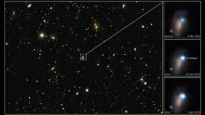 Astronomers caught the first sign of a star 30 times more massive than the Sun exploding, then tracked its supernova for nearly three months