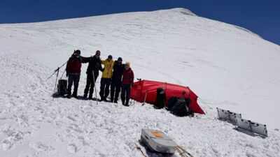 Scientists surveyed Turkey’s Mount Ararat glacier for the first time above 5,000 metres; the data will guide an attempt to recover its first ice core