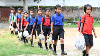 In this Assam school, children pay their fees with plastic waste: How Akshar School is turning trash into a tool for education |