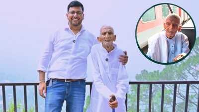 “Papa used to walk to office to save Rs 5”: Man who went viral after getting his 80-year-old father on a Vande Bharat ride for the first time shares his full emotional story
