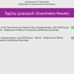 TN SSLC supplementary result 2026 declared at dge.tn.gov.in: Direct link to download Class 10 marks memo here