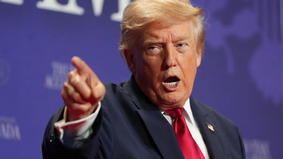 Trump's hair-do turns heads, has America all tangled up