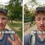 UK vlogger visits Chandigarh, says city feels ‘miles different’ from major Indian cities
