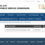 UPSC CAPF AC result 2026 out at upsc.gov.in: Check list of shortlisted candidates for PST, PET here