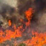 Utah wildfire: Helicopter carrying 2 crashes while fighting massive blaze, sparks new fire