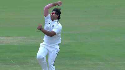 Batting failure? No problem: Vaibhav Sooryavanshi hits back with two wickets in four balls in Duleep Trophy - WATCH